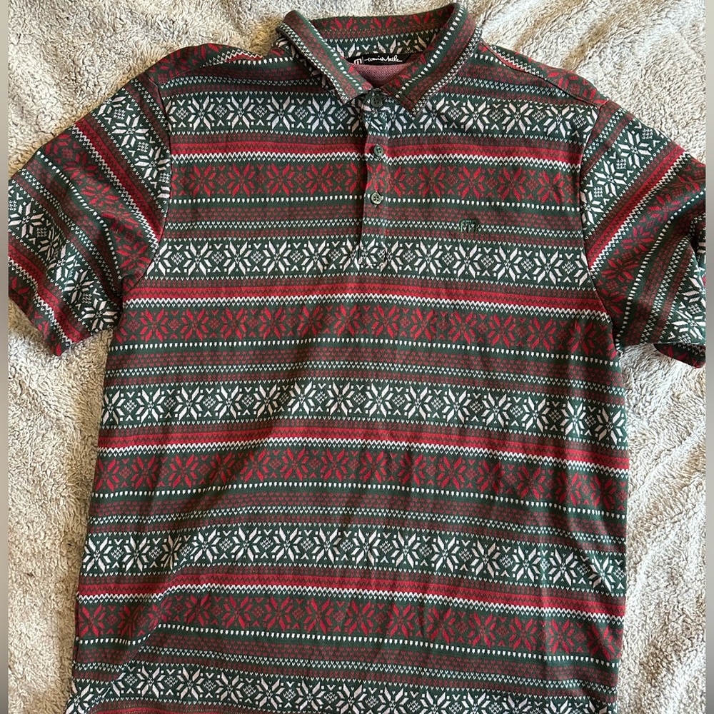 Travis Mathew holiday polo